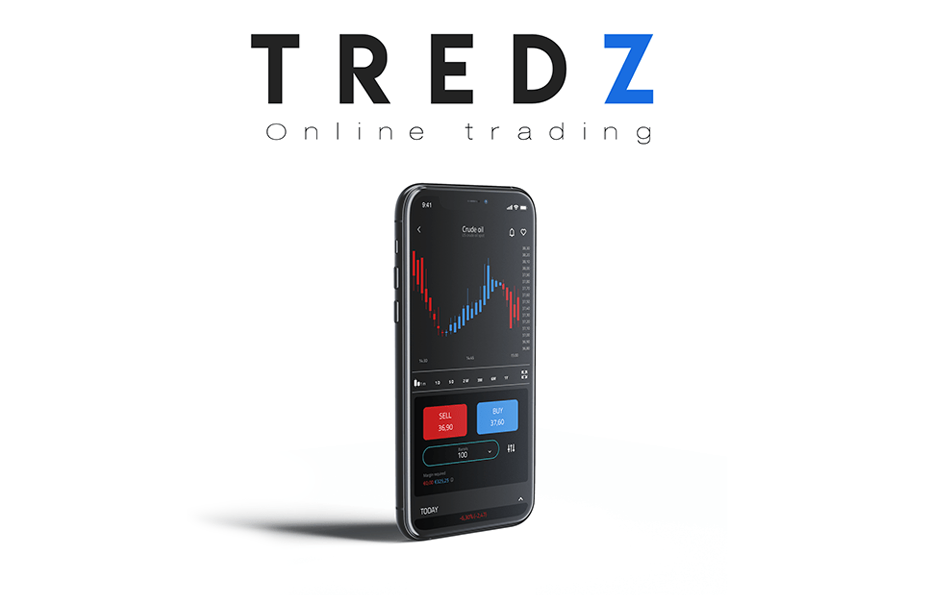 Tredz is a UX/UI project and this is its presentation image.